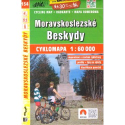 SHOCart 154 Moravskoslezské Beskydy 1:60 000