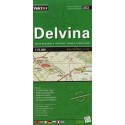 Vektor 353 Albánie Delvina 1:75 000 automapa