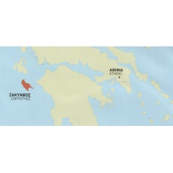 TERRAIN 355 Zakynthos 50 000 turisticka mapa 1