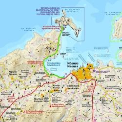 TERRAIN 310 Paros, Antiparos 40 000 turisticka mapa 2