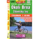 SHOCart 167 Okolí Brna, Ždánický les 1:60 000 cykloturistická mapa