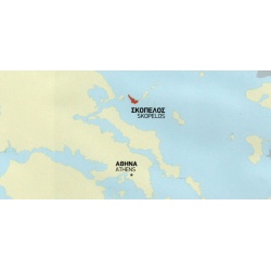 TERRAIN 320 Skopelos 25 000 turisticka mapa 1