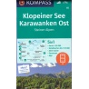 Kompas 65 Klopeiner See, Karawanken Ost, Steiner Alpen 50 000