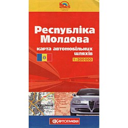 Kartografia Moldavsko 1:300 000 automapa