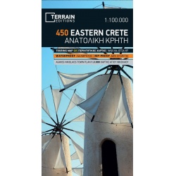 TERRAIN 450 Vychodni Kreta 100 000 turisticka mapa