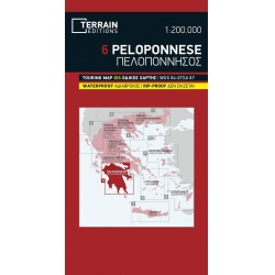 TERRAIN 6 Peloponnese Pelopones 200 000 automapa
