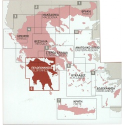 TERRAIN 6 Peloponnese Pelopones 200 000 automapa 1