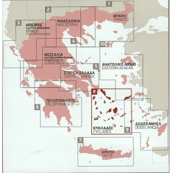TERRAIN 8 Cyclades Kyklady 200 000 automapa 1