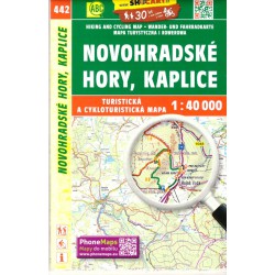 SHOCart 442 Novohradské hory, Kaplice  1:40 000 turistická mapa