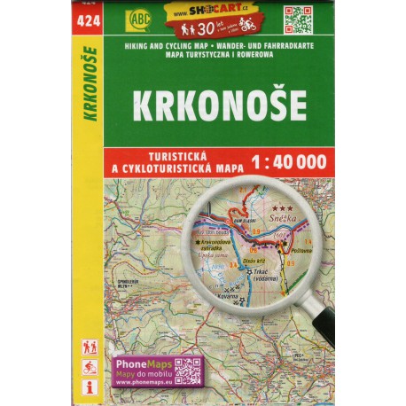 SHOCart 424 Krkonoše 1:40 000 turistická mapa