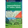 Kompas 112 Appenzellerland, St.Gallen, Santis 50 000