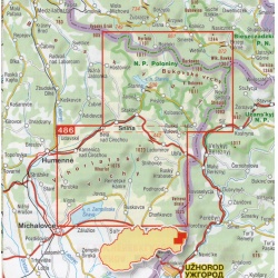 SHOCart 486 Bukovske vrchy, Poloniny, Vihorlat, Zemplinska sirava 40 000 turist mapa1