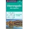 Kompas 99 Oberengadin Alta Engadina 40 000 turisticka mapa