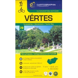 Cartographia Vertes 40 000 turisticka mapa