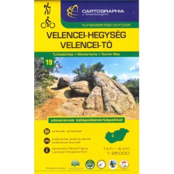 Cartographia Velencei-Hegyseg, Velencei-Tó 40 000 turisticka mapa