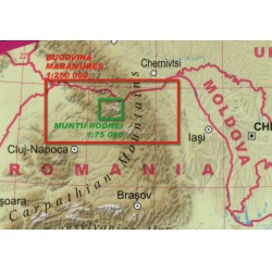 TerraQuest Bucovina, Maramures 250 000 automapa, Rodna oblast