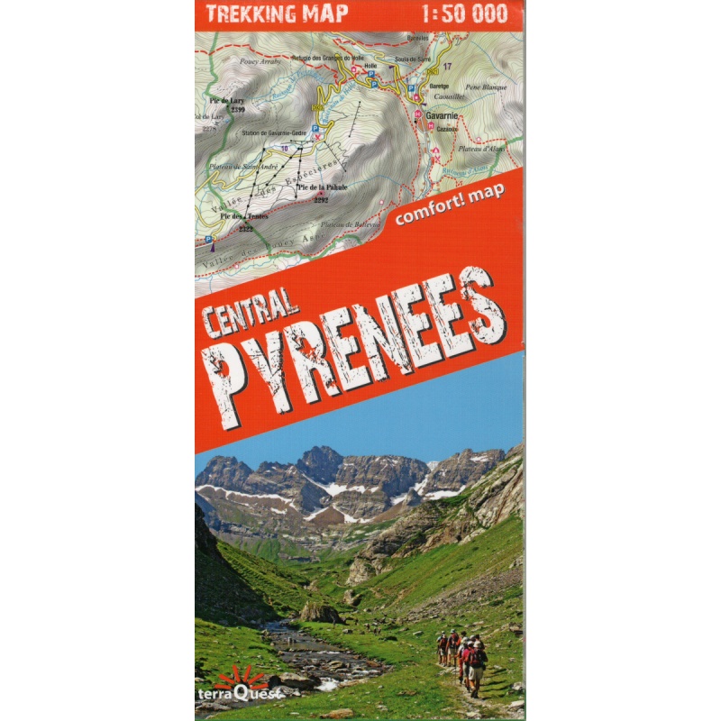 TerraQuest Centralni Pyreneje 50 000 turisticka mapa