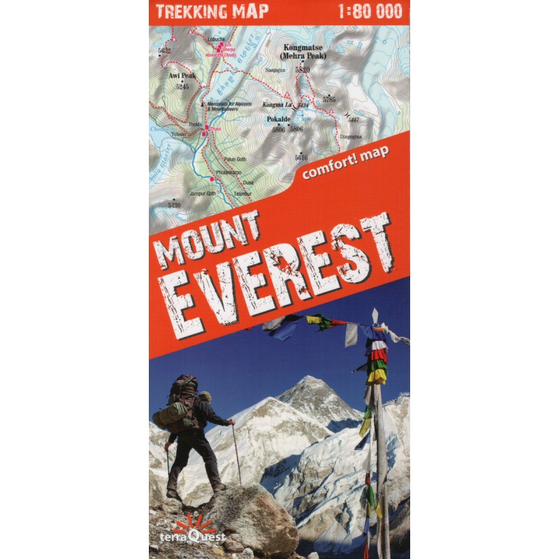 TerraQuest Mount Everest 80 000 turisticka mapa