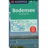 Kompas 1c Bodensee Bodamske jezero, Gesamtgebiet 75 000 turisticka mapa