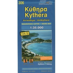 ORAMA 306 Kythera 35 000 turisticka mapa