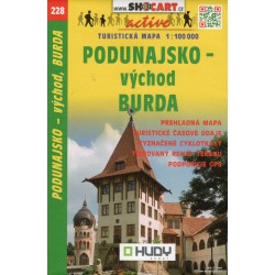 SHOCart 228 Podunajsko - východ, Burda 1:100 000 turistická mapa