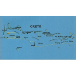 ORAMA 501 Samaria Gorge - Kreta 30 000 turisticka mapa1