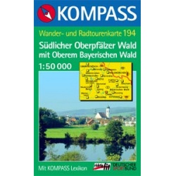 Kompas 194 Sudlicher Oberpfalzer Wald 50 000