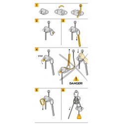 Singing Rock Locker W1010BB09 - zachycovac padu, polohovaci zarizeni a nastavovac delky 6