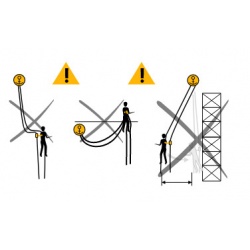 Singing Rock Locker W1010BB09 - zachycovac padu, polohovaci zarizeni a nastavovac delky 10