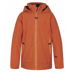 Husky Zengl Junior tlumena oranzova detska nepromokava zimni lyzarska bunda