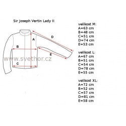 _Sir Joseph Vertin Lady II tmave seda damska zimni bunda Tyrolska vlna zmereno
