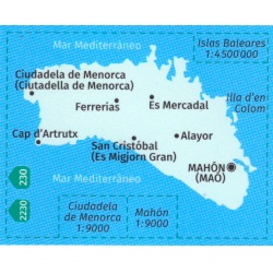 Kompas 243 Menorca 50 000 oblast