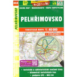 SHOCart 444 Pelhřimovsko 1:40 000 turistická mapa