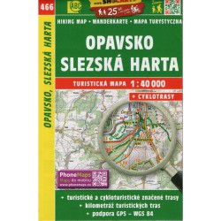 SHOCart 466 Opavsko, Slezská Harta 1:40 000 turistická mapa