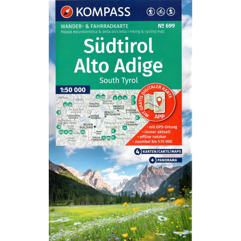 Kompas 699 Sudtirol, Alto Adige 50 000