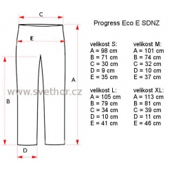 _Progres Eco E SDNZ cerna damske spodky dlouha nohavice 