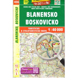 SHOCart 456 Blanensko, Boskovicko 1:40 000 turistická mapa