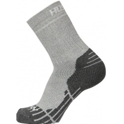 Husky All Wool sv. seda vysoke trekove ponozky Merino vlna