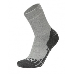 Husky All Wool sv. seda vysoke trekove ponozky Merino vlna1