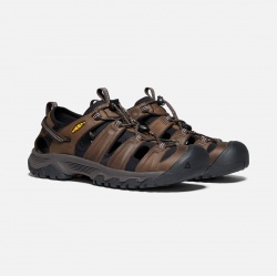 Keen Targhee III  Sandal M bison mulch panske kozene outdoorove sandaly5
