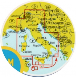 Marco Polo Italie, Malta 800 000 automapa 1