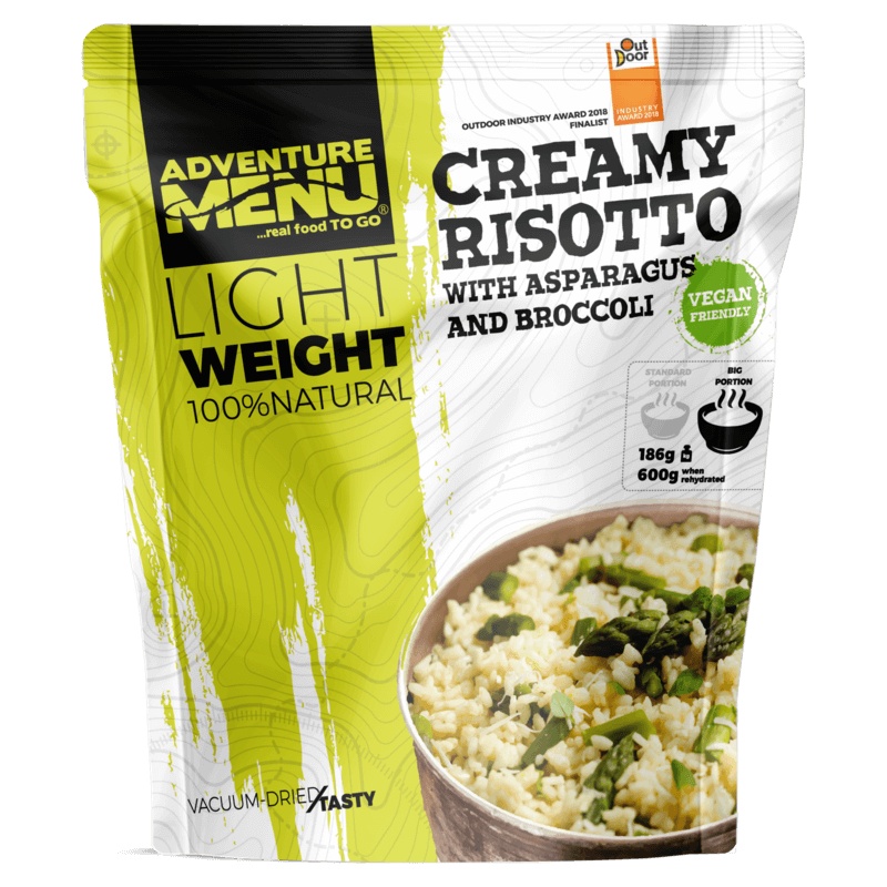 Adventure Menu Lightweight Kremove rizoto s chrestem a brokolici 600 g susene jidlo vegan