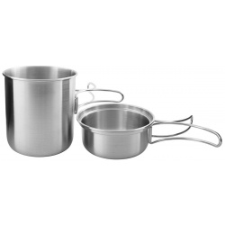 Tatonka Handle Mug 600 ml set nerezovy hrnek sklopna ucha stupnice 1