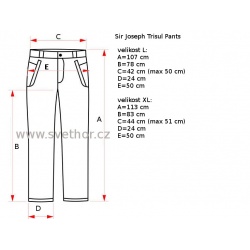 _Sir Joseph Trisul Pants navy unisex nepromokave kalhoty Exel Dry Triplex 300 zmereno