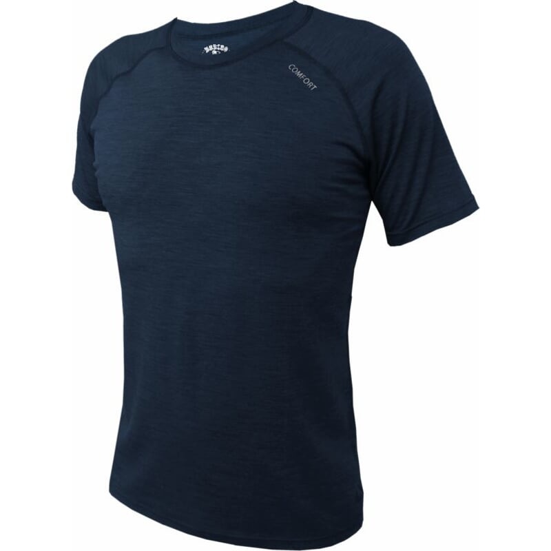 Jitex Ibrit 901 Ts tmave modra panske triko kratky rukav Merino vlna0595 