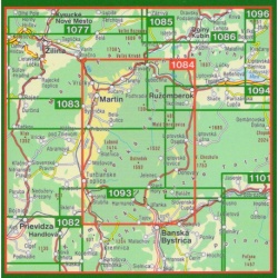 SHOCart 1084 Velka Fatra 50 000 Oblast