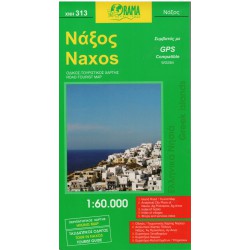 ORAMA 313 Naxos 1:60 000 turistická mapa