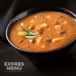 Expres Menu gulášová polévka 660 g 2 porce sterilované jídlo na cesty
