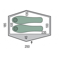 Pinguin Echo 2 DAC ultralehky turisticky stan1