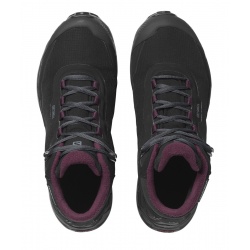 Salomon Shelter CS WP W Black ebony wine tasting 411105 damske zimni nepromokave boty3